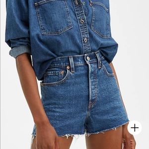 Levi’s Ribcage Denim Shorts
